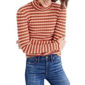 Madewell Striped Turtleneck